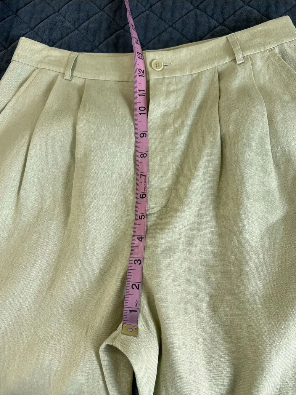 Reformation Vesta Linen Pants Women’s Size 6 Wide Leg Pleated Minimalist Work
